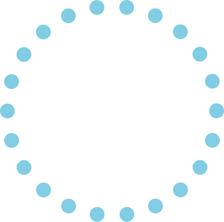 装飾的な円形ドットパターン